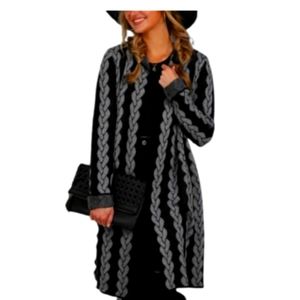 Cable Duster Cardigan Size 1x runs big like 2x